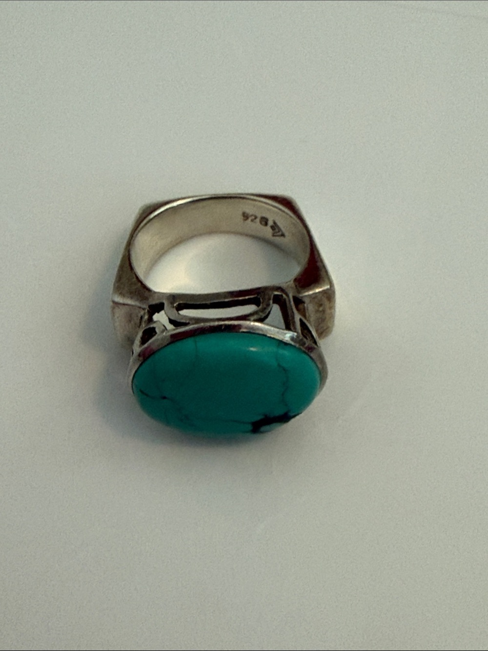 Silpada "Sterling Serenade" Oval Turquoise Ring